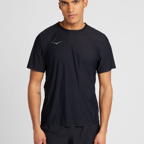 Hoka One One Tricou funcțional 'AIROLITE'  gri / negru