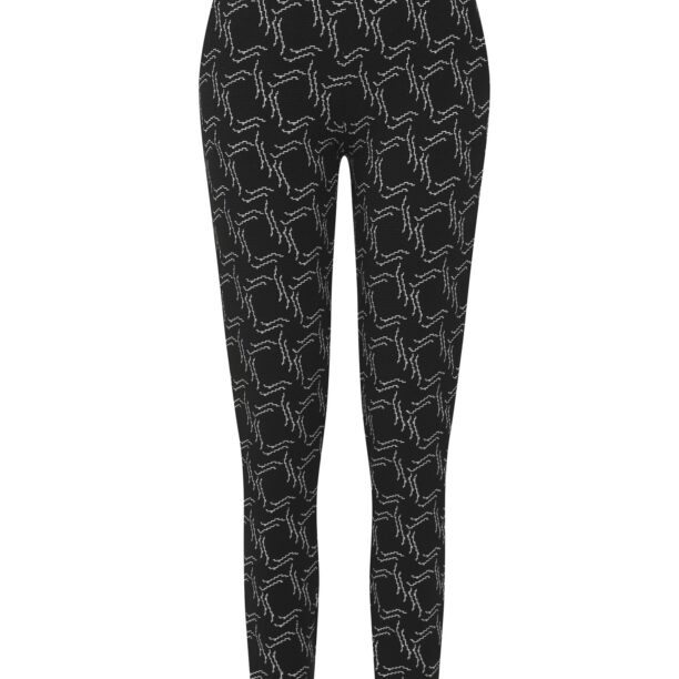 HotSquash Pantaloni  negru / alb