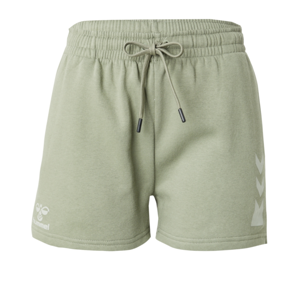 Hummel Pantaloni sport 'Active'  verde iarbă / alb murdar