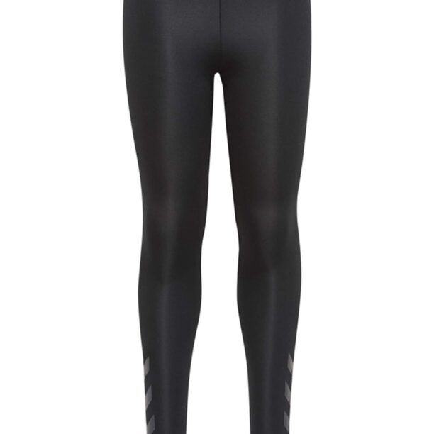 Hummel Pantaloni sport 'Tona'  gri metalic / negru / alb