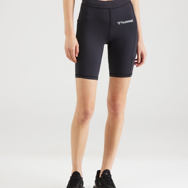 Hummel Pantaloni sport  gri deschis / negru