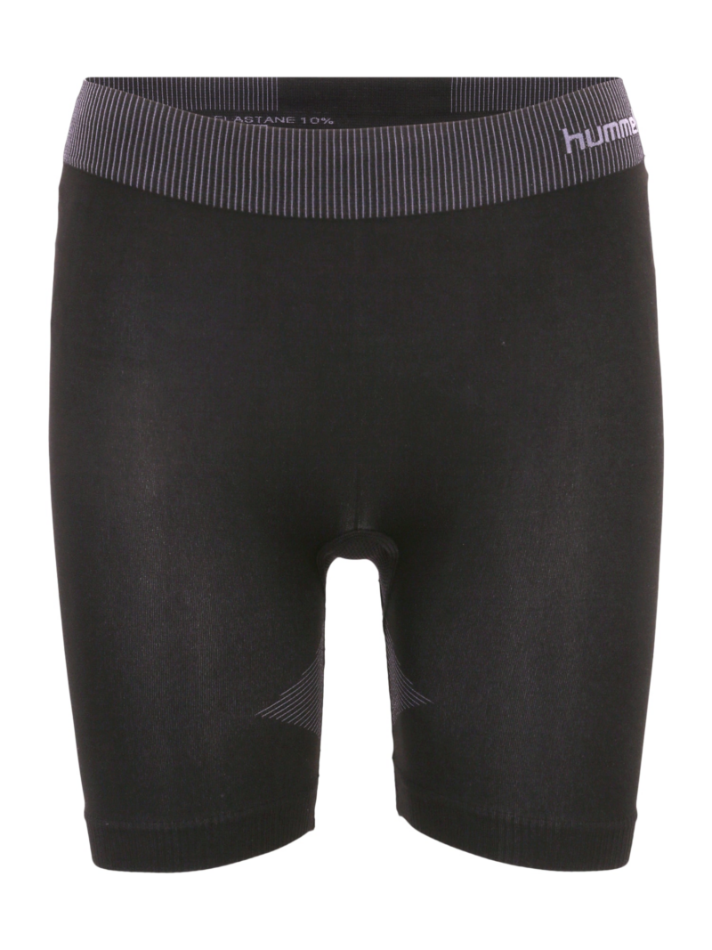 Hummel Pantaloni sport  gri / negru