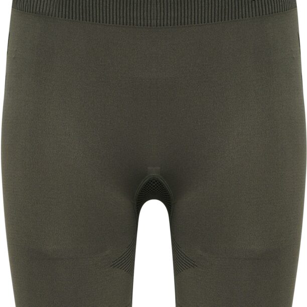 Hummel Pantaloni sport  kaki / negru