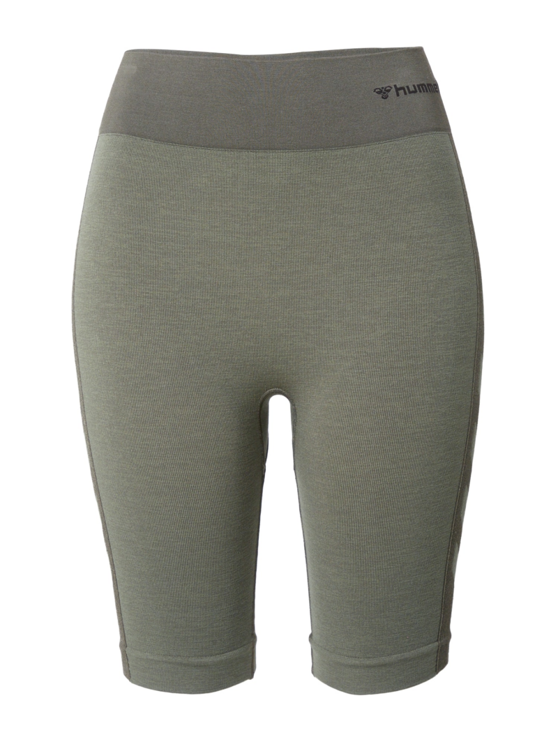 Hummel Pantaloni sport  kaki / negru