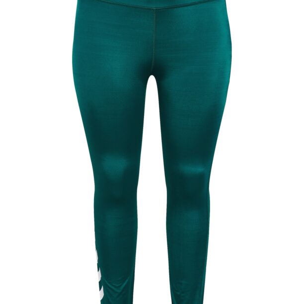 Hummel Pantaloni sport  verde petrol / alb