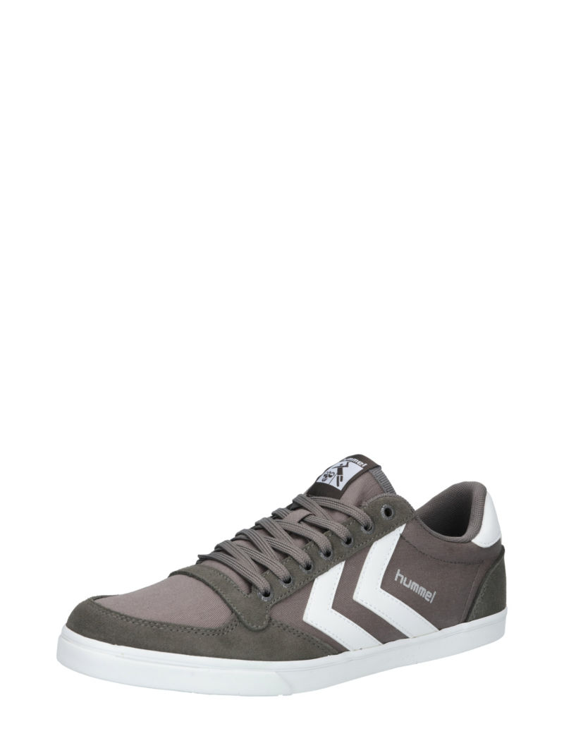 Hummel Sneaker low 'Slimmer Stadil'  gri închis / alb