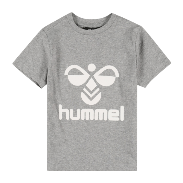 Hummel Tricou 'Tres'  gri amestecat / alb