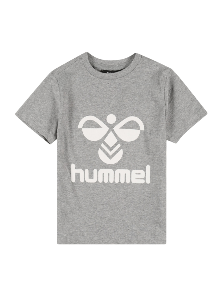 Hummel Tricou 'Tres'  gri amestecat / alb