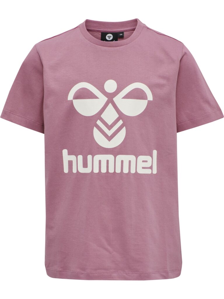 Hummel Tricou 'Tres'  roz pal / alb