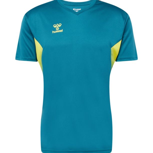 Hummel Tricou funcțional 'Authentic'  cyan / gri / verde stuf / negru