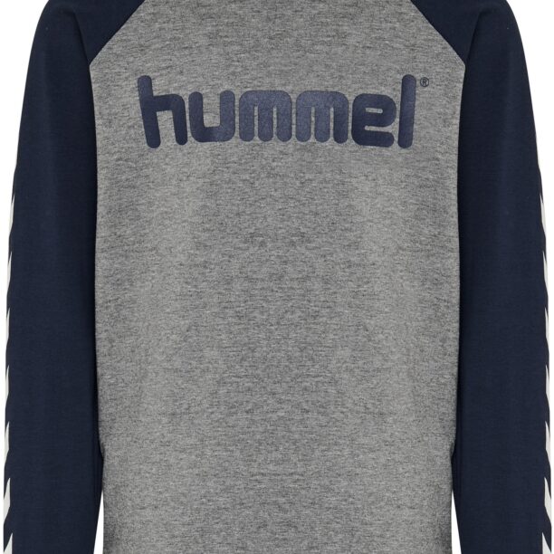 Hummel Tricou funcțional  bleumarin / gri amestecat / alb