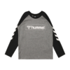 Hummel Tricou  gri amestecat / negru / alb