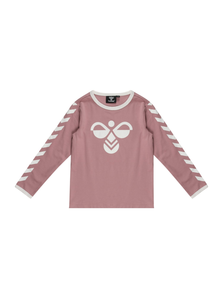 Hummel Tricou  roz pal / alb