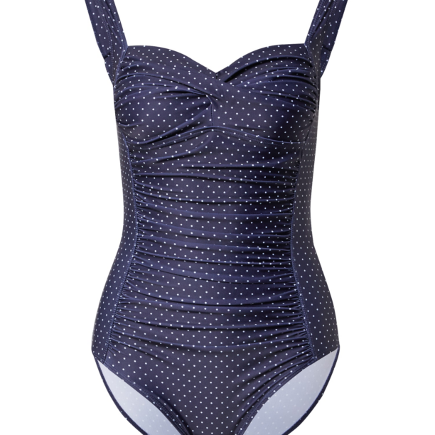 Hunkemöller Costum de baie întreg 'Ocean Bloom'  bleumarin / alb