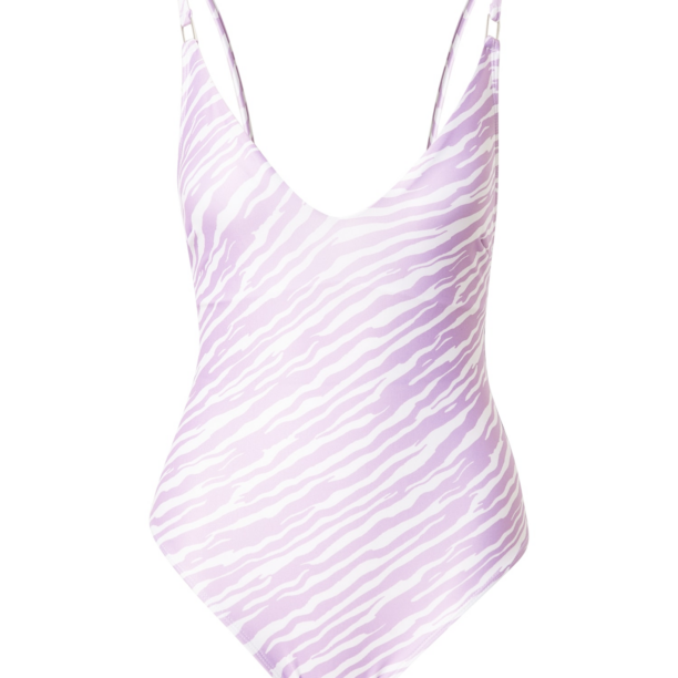 Hunkemöller Costum de baie întreg  mauve / alb