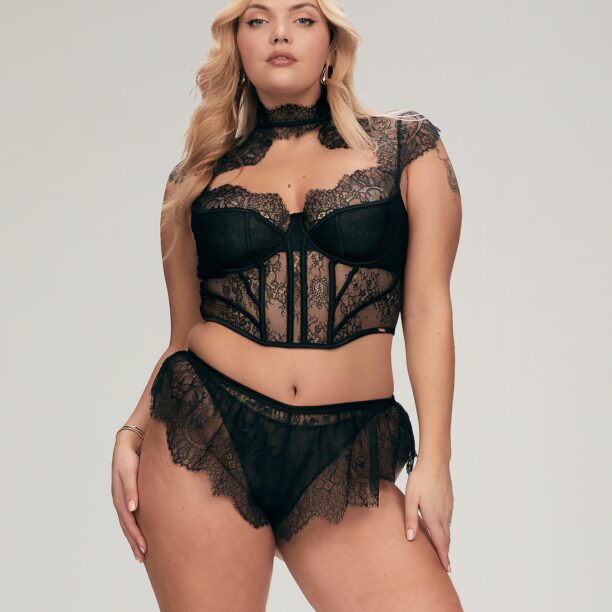 Hunkemöller Slip 'Camille'  negru / transparent preţ