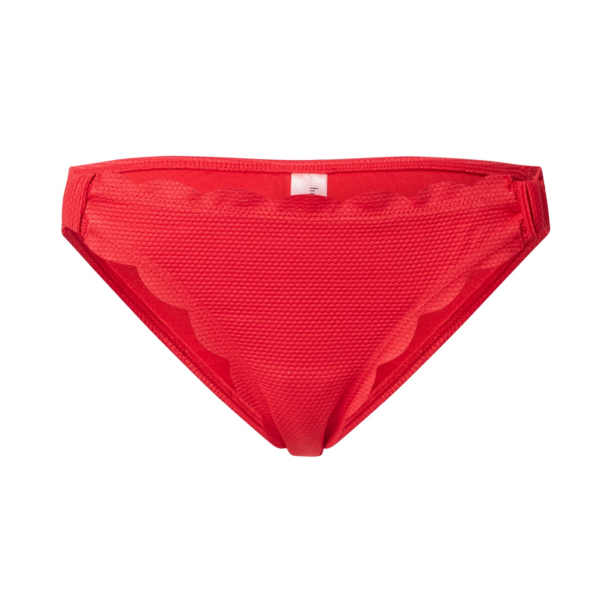 Hunkemöller Slip costum de baie 'Scallop'  roșu deschis