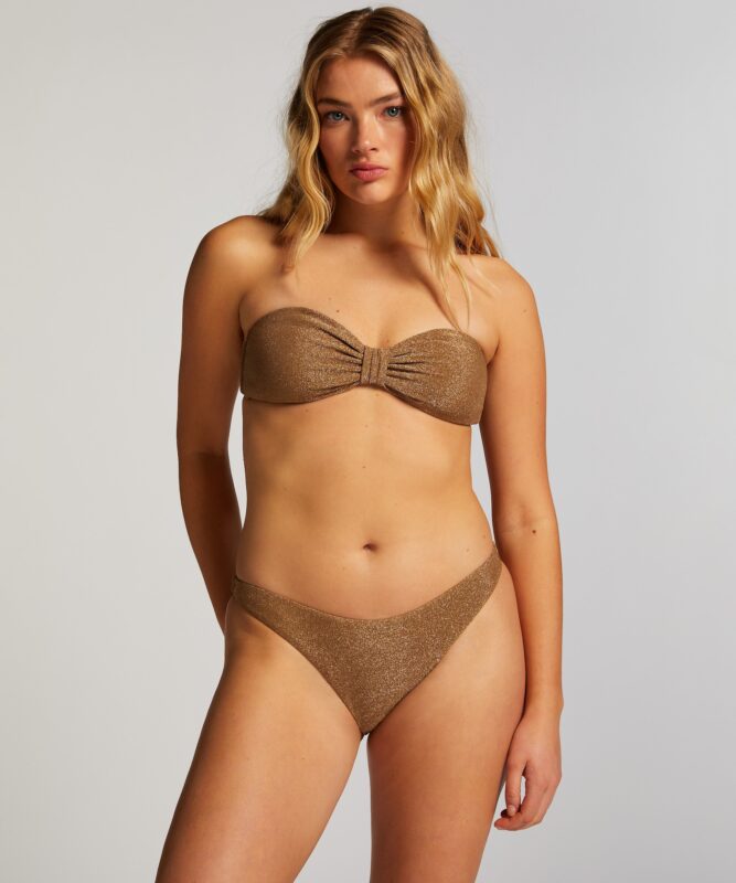 Hunkemöller Slip costum de baie  auriu