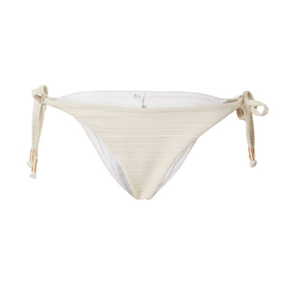 Hunkemöller Slip costum de baie  auriu / alb murdar