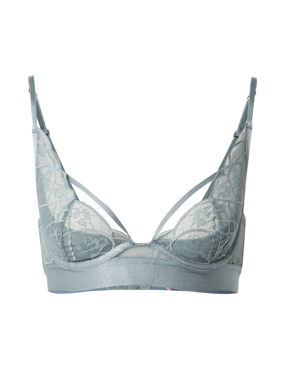 Hunkemöller Sutien 'Luna'  albastru fumuriu