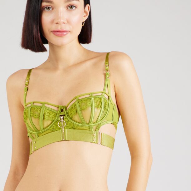 Hunkemöller Sutien 'Sable'  verde limetă