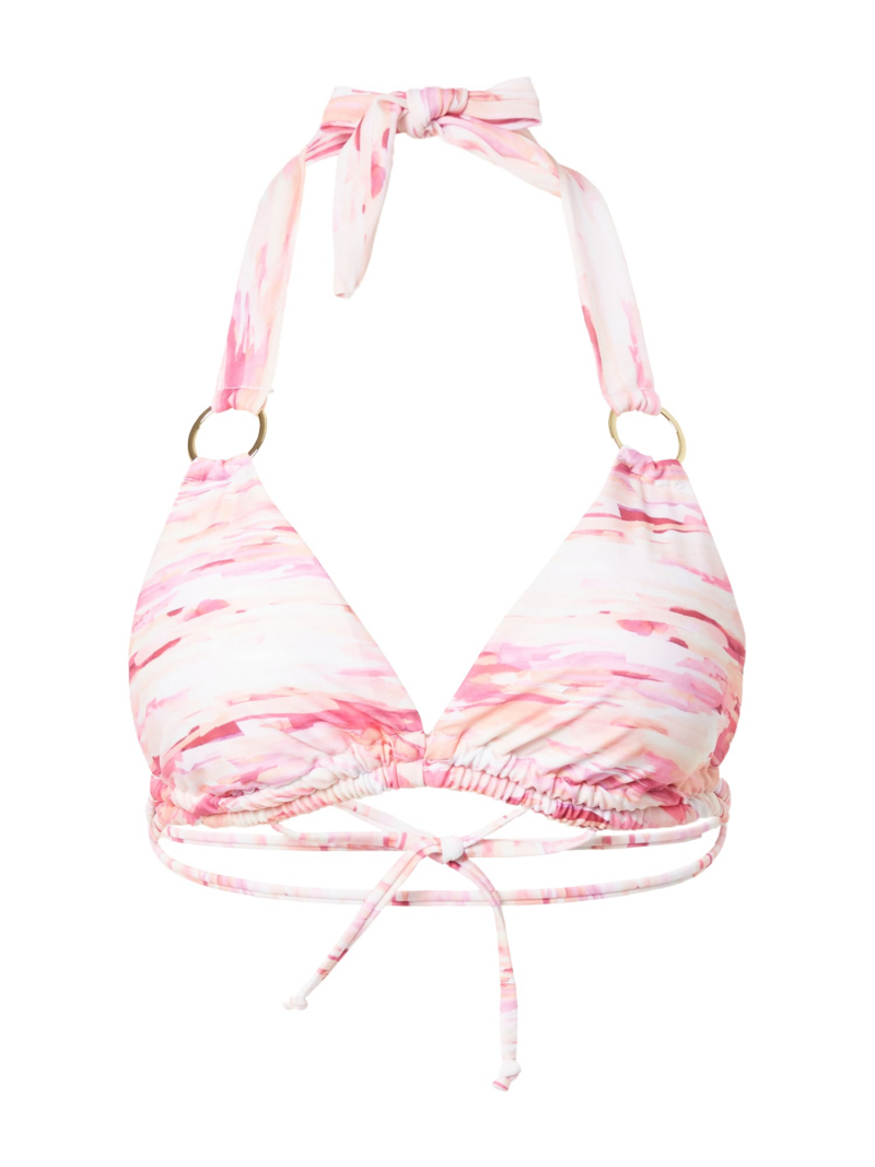 Hunkemöller Sutien costum de baie 'Amalfi'  portocaliu caisă / roz / alb