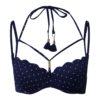 Hunkemöller Sutien costum de baie  bleumarin / alb