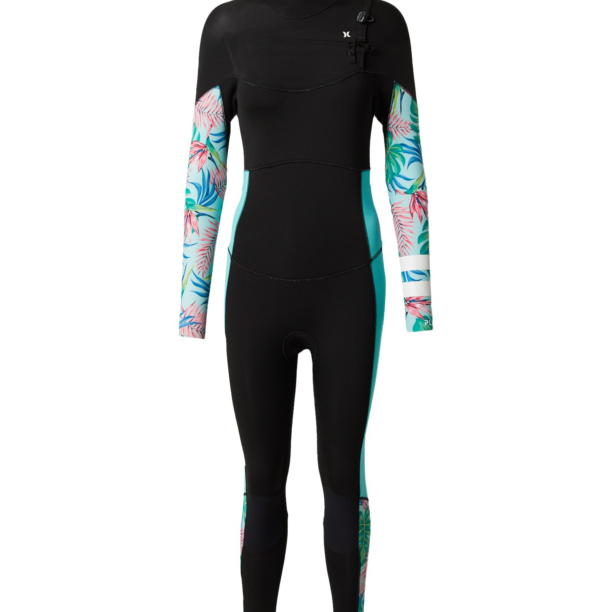 Hurley Costume de neopren  albastru deschis / roz / negru / alb