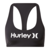 Hurley Sutien de costum de baie sport  negru / alb