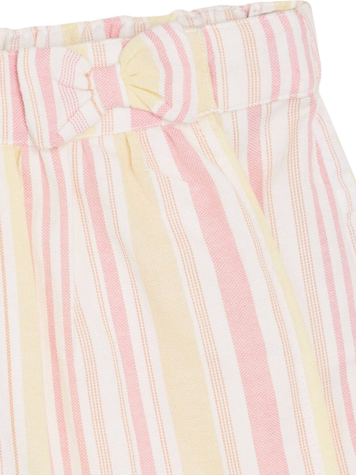 Hust & Claire Pantaloni 'HUSA'  galben pastel / roz / alb preţ