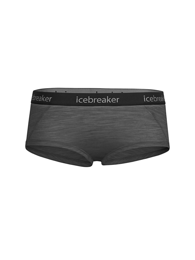 ICEBREAKER Chiloți sport 'Sprite'  gri închis / negru / alb