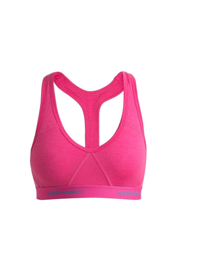 ICEBREAKER Sutien sport 'Sprite'  albastru neon / roz