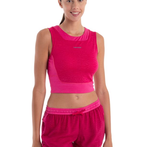 ICEBREAKER Top 'Mer 125 ZoneKnit'  roz / magenta