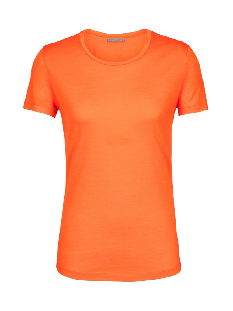 ICEBREAKER Tricou 'Sphere II'  portocaliu neon