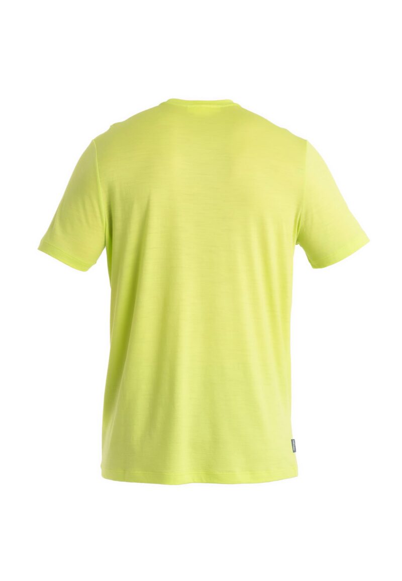 ICEBREAKER Tricou 'Tech Lite III'  galben neon / alb