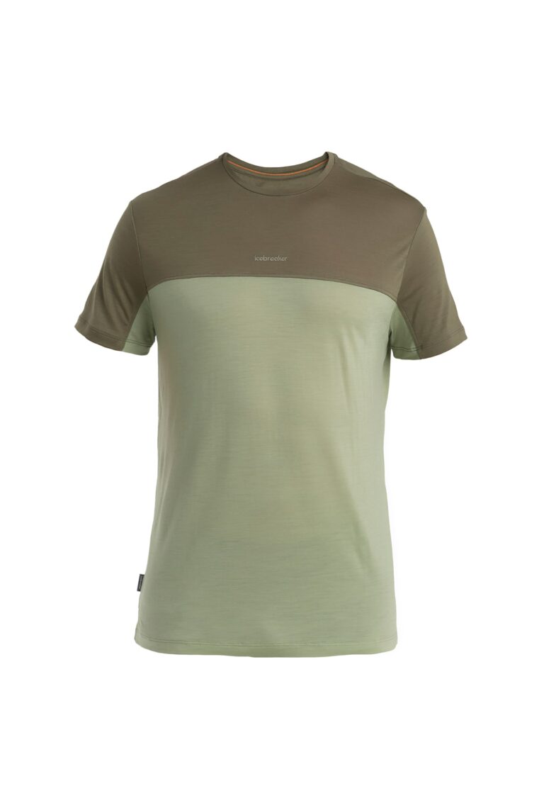 ICEBREAKER Tricou funcțional 'Cool-Lite Sphere III'  verde / verde deschis