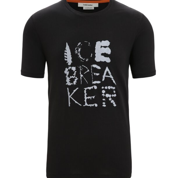 ICEBREAKER Tricou funcțional  gri deschis / negru