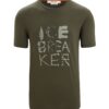 ICEBREAKER Tricou funcțional  verde pastel / verde închis