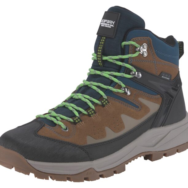 ICEPEAK Botine 'Wynnes'  albastru noapte / maro / grej / verde