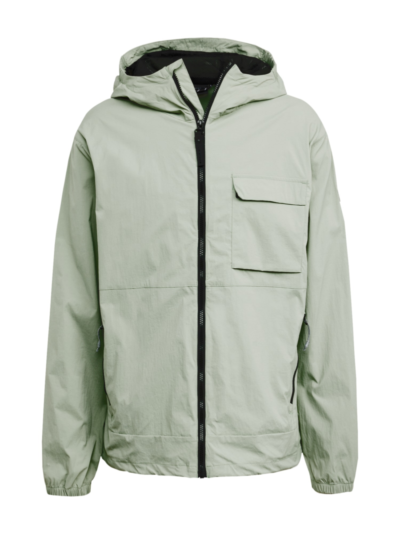 ICEPEAK Geacă outdoor 'ALNAT'  verde pastel / negru / alb