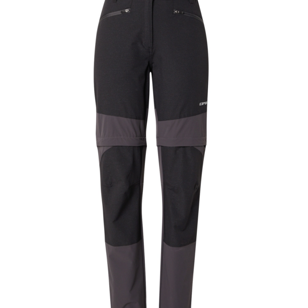 ICEPEAK Pantaloni outdoor 'BRADLEY'  gri închis / negru