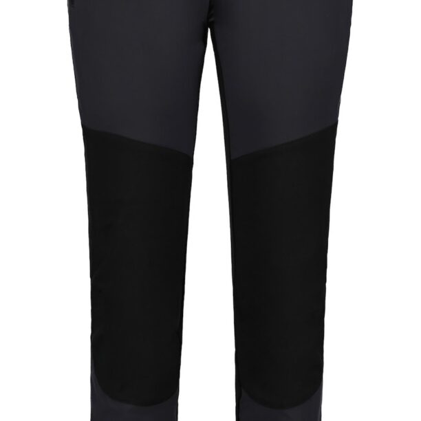 ICEPEAK Pantaloni outdoor 'Davisboro'  gri metalic / negru