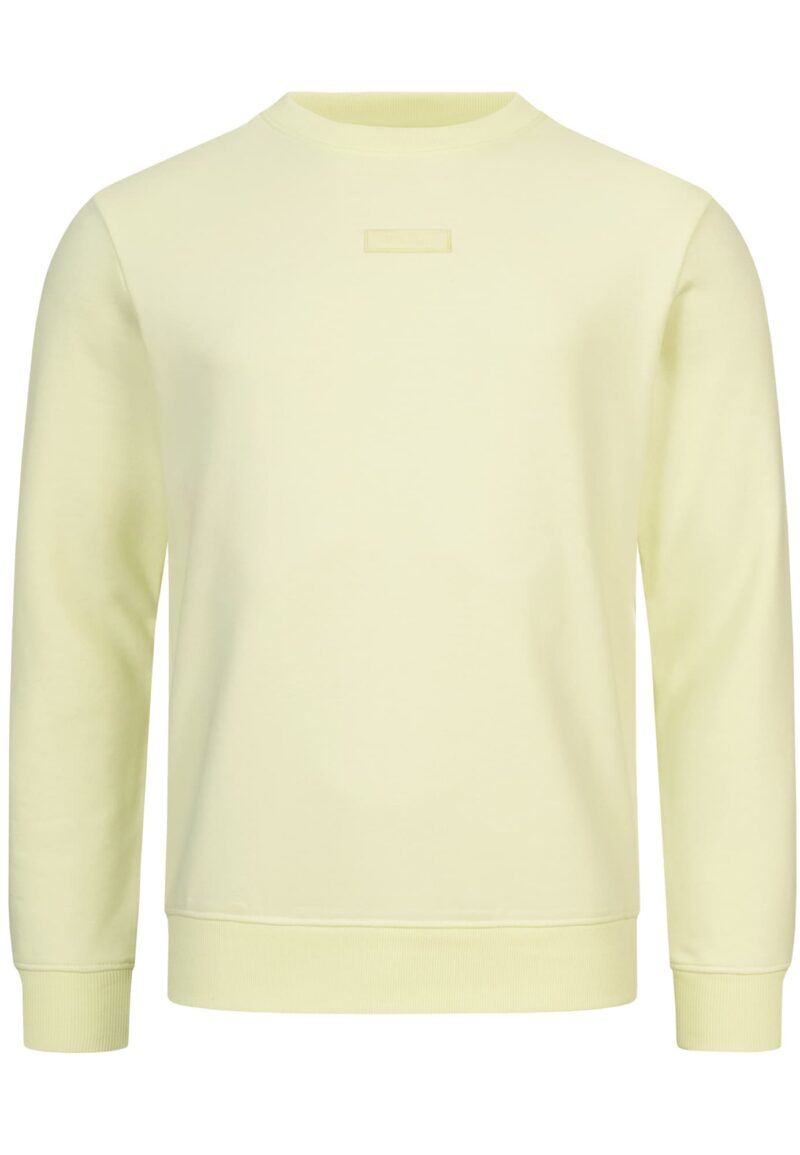 INDICODE JEANS Bluză de molton 'Baxter'  verde pastel