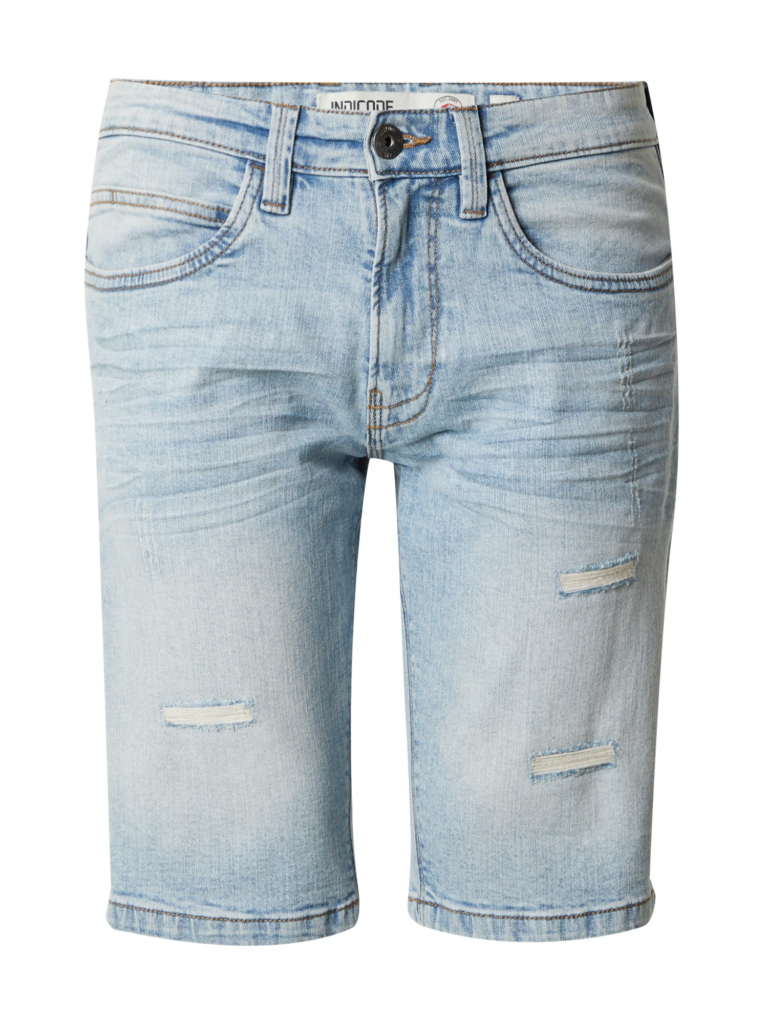 INDICODE JEANS Jeans 'Kaden Holes'  albastru denim