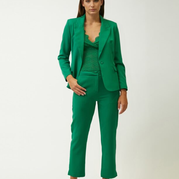 Influencer Pantaloni eleganți  verde