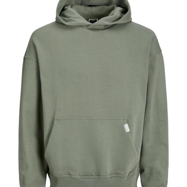 JACK & JONES Bluză de molton 'JCOCollective'  verde