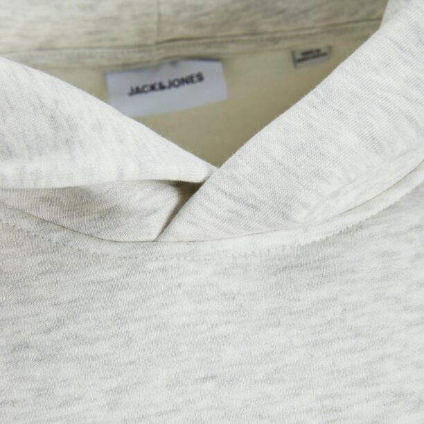 JACK & JONES Bluză de molton 'JJEURBAN EDGE'  alb amestacat