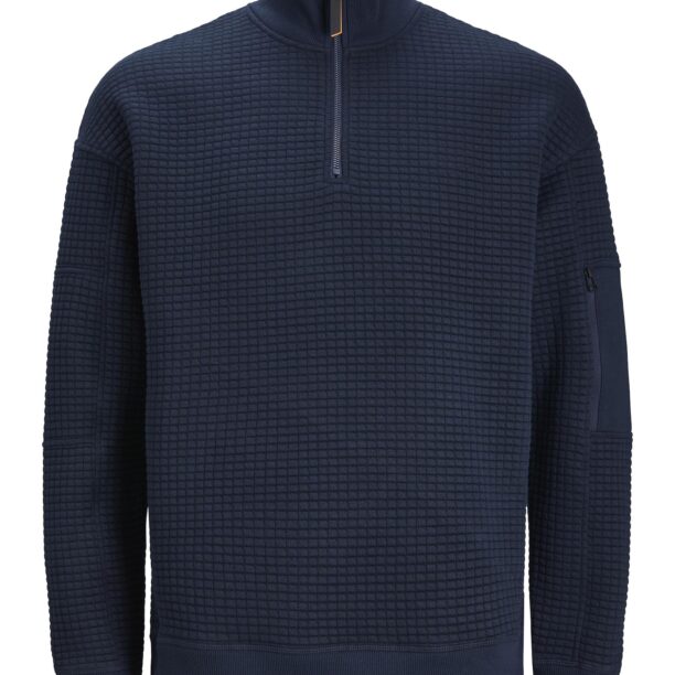 JACK & JONES Bluză de molton  bleumarin