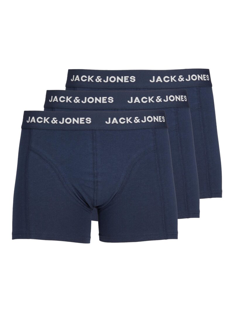 JACK & JONES Boxeri 'Anthony'  albastru închis / alb