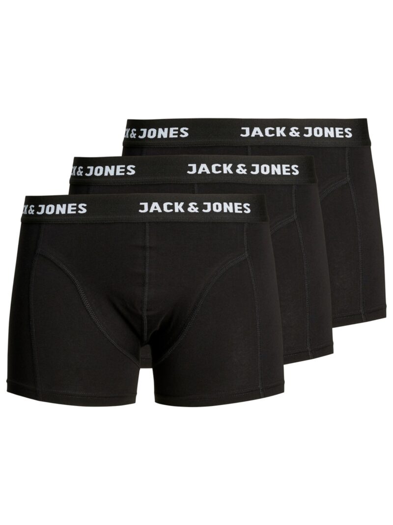 JACK & JONES Boxeri 'Anthony'  negru / alb